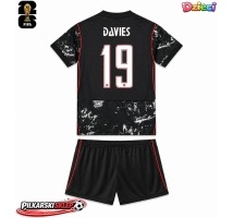 Kanada Alphonso Davies #19 Koszulka Wyjazdowa dzieci MŚ 2026 Krótki Rękaw (+ krótkie spodenki)